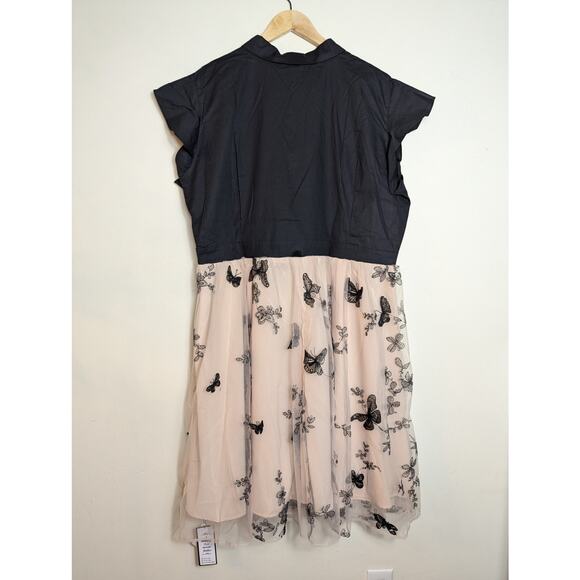 NWT Retro Stage 1950's Style Butterfly Patchwork Dress - Picture 10 of 11